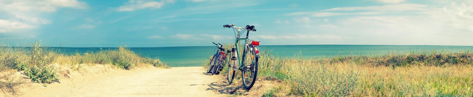 bikes at beach